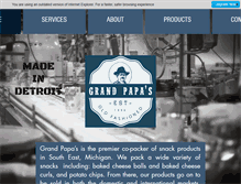 Tablet Screenshot of grandpapasinc.com